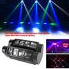 Frezon Stage Light Spider Moving Head 80W 8LED RGBW Каналы сценического освещения Совместимость с DMX Moving Light Дискотека Совместимость с
