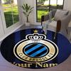 Club Brugge KV Custom Name Round Area Rug,Carpet Rug for Living Room Bedroom Sofa Playroom Decor,Non-slip Floor Mat