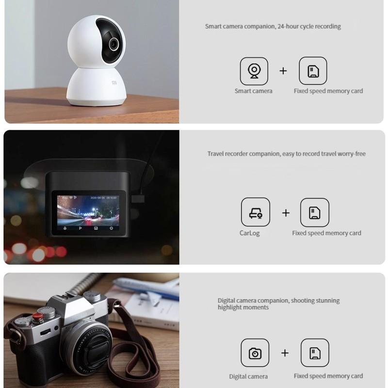 Xiaomi GUSU Высокоскоростная мини-карта памяти SD TF-карта для камеры смартфона, автомобильного видеорегистратора, дрона