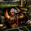 Michael Crowned Legacy Throws Blanket Flannel Blankets Plush for Couch Bed Gifts for Men Women Travel picnic blanket Christmas fan gifts