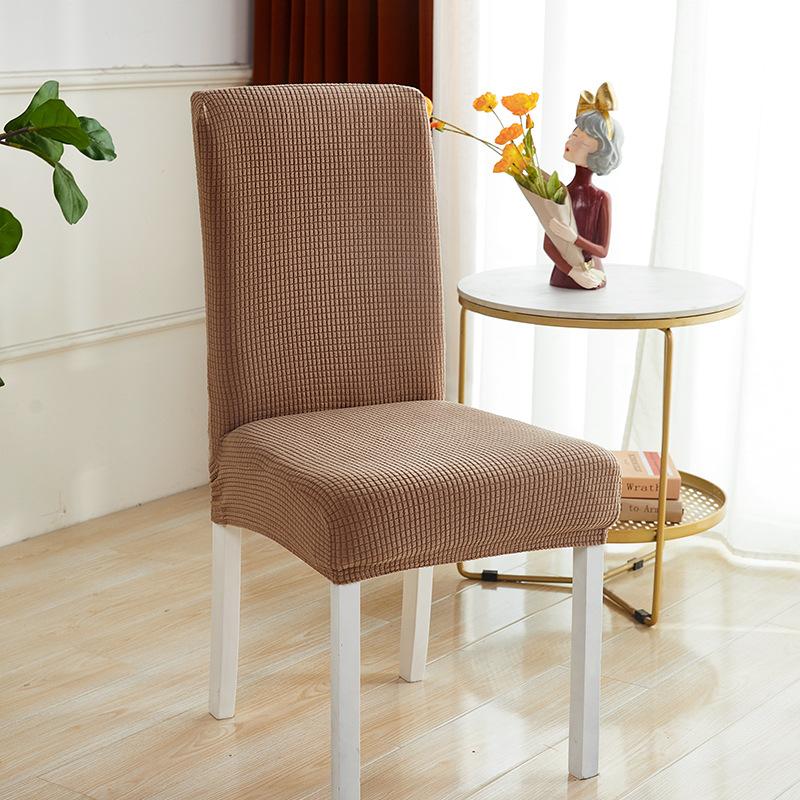Jacquard Chair Covers Spandex Stretch Seat Slipcover Removable For Wedding Dining Room Banquet Office Housse De Chaise