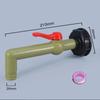 Прочный адаптер для резервуара для воды IBC, адаптер для водяной муфты, сменный фитинг для клапана