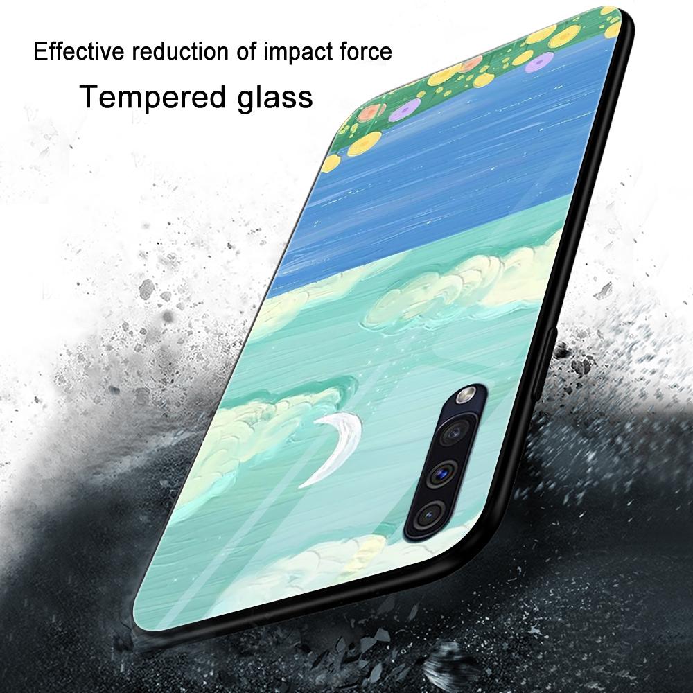 Чехол с изображением пейзажа для Samsung Galaxy A52 A70 A71 A73 A53 A13 5g A03 A72 A22 A21s A03 Core A42, крышка из закаленного стекла