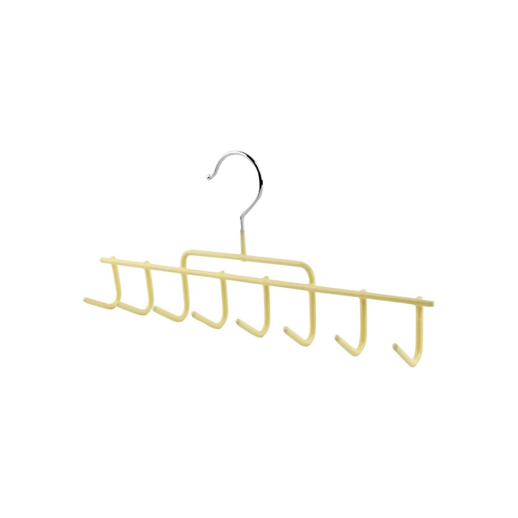 Крючок из нержавеющей стали с 8 крючками, держатель для ремня, домашний ремень, слинг для галстука, многофункциональная вешалка, подвесной шарф, шелковый шарф для хранения, вязанный крючком, подвесной