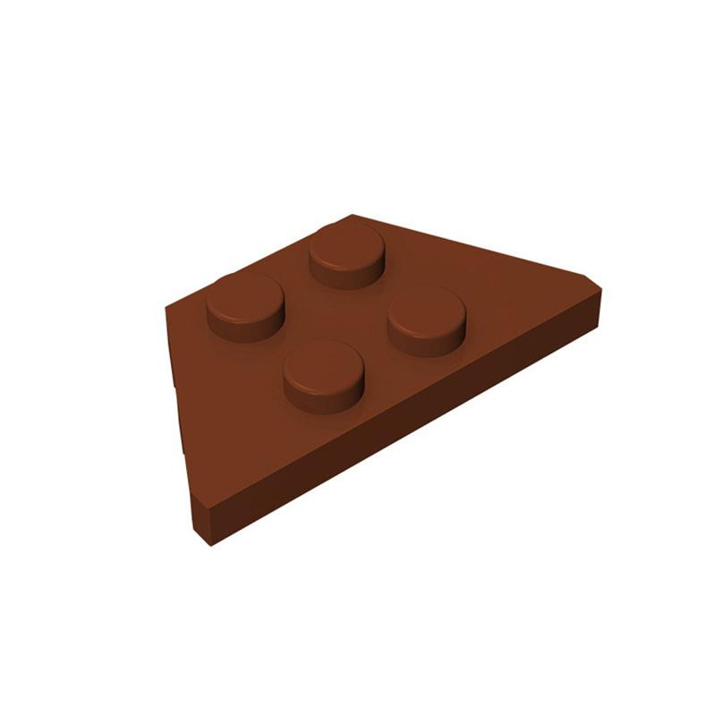 20 шт. Детали MOC 51739 Клин-пластина 2x4 кирпичики совместимые DIY Сборка Строительные блоки частица Детский Пазл мозг игрушка