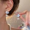 Popular Pearl Butterfly Earrings Women's Premium Sense Niche Light Luxury Silver Needle Earrings Ear Jewelry