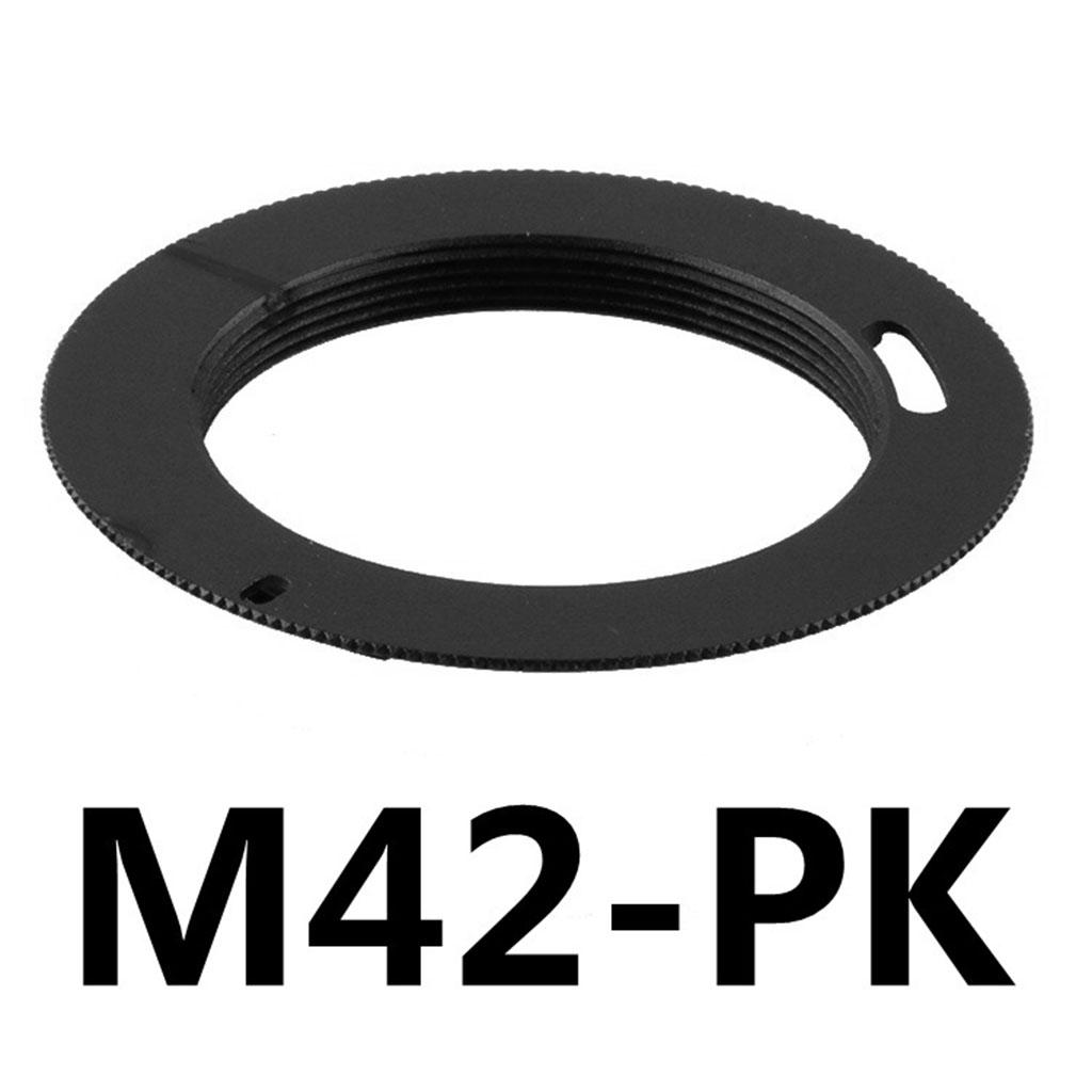 Металлическое кольцо-адаптер M42 для объективов Pentax PK K-7 K-M K-3 K-50 K-5 II K-30 K-01 K-r K-x