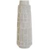 Decorative Vase - HOME ESPRIT - White - Resin - 18 X 18 X 52 Cm - Contemporary Style