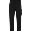 Logo Patch Drawstring Mid-Rise Casual Pants Men Pants Black 811561141-V0129