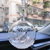 Хрустальный шар, подвеска для автомобиля, зеркало заднего вида, хрустальные украшения, креативные автомобильные украшения, подходящие для женщин