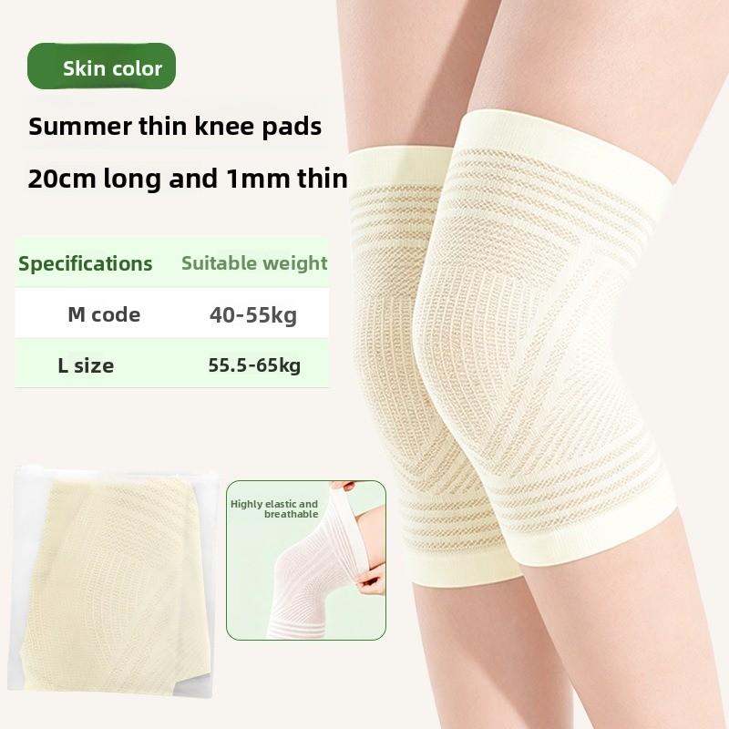 Ultra-thin Knee Support Silk Stocking for Cold Protection, Anti-rheumatism Leg Wear, Knee Protection for Yoga, Joint Leg Cover