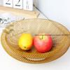 Nordic Creative Ironwork Wire Mesh Fruit Basket Double-Layer Modern Snack And Candy Storage Fruit Basket