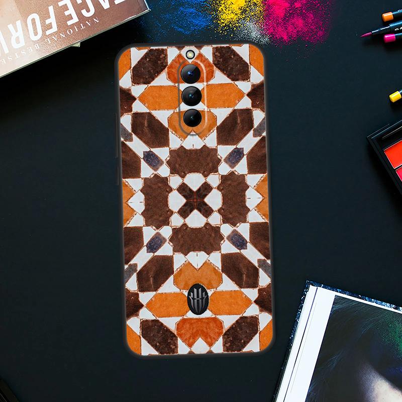 Чехол в марокканском стиле для ZTE Nubia Red Magic 8 8S Pro Plus RedMagic 9 Pro Plus 6 7 6S 7S Pro 5S 6R 5G