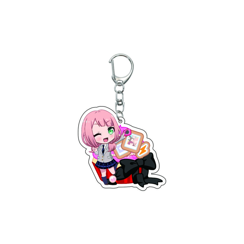 55MM Аниме banG Dream Брелок Тояма Касуми/Сая Ямабуки/Ханазоно Таэ Брелок Акриловая Модель Пластина Рождественские Подарки