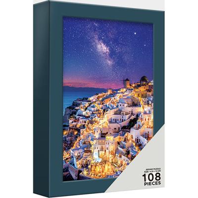 Пазл из 108 деталей - Санторини Млечный Путь ночью (мини) (корпус корпуса), популярная корейская головоломка