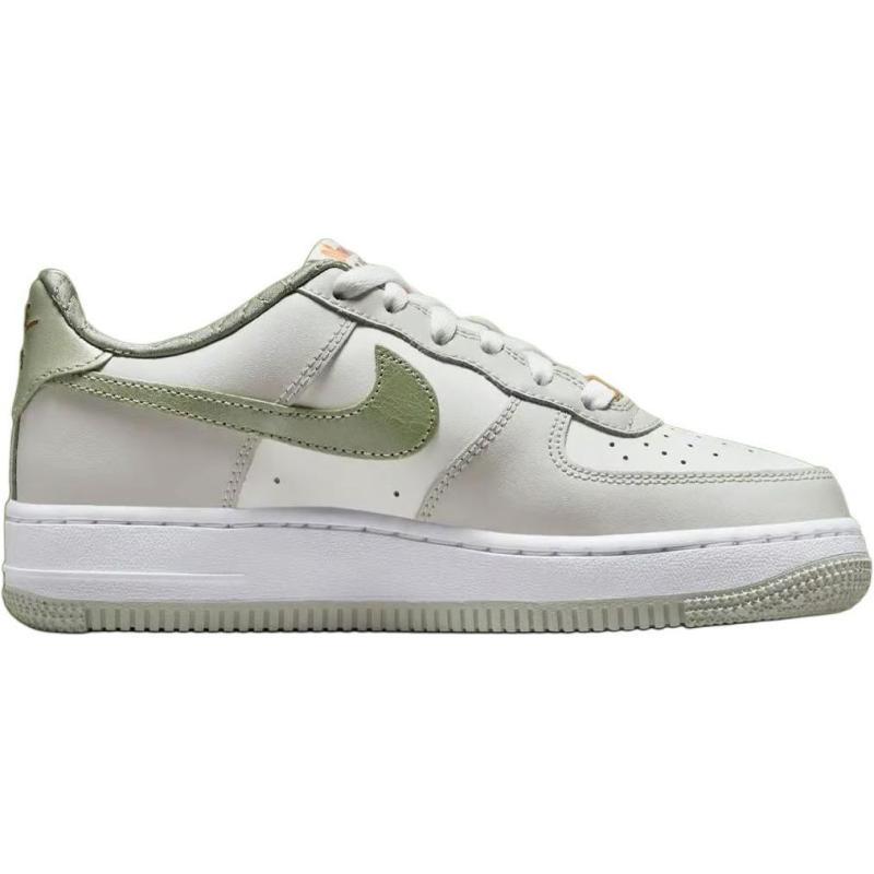 Nike Air Force 1 Противоскользящие Износостойкие Низкие Детские Кеды для Скейтбординга Белые Кроссовки HV6000-131