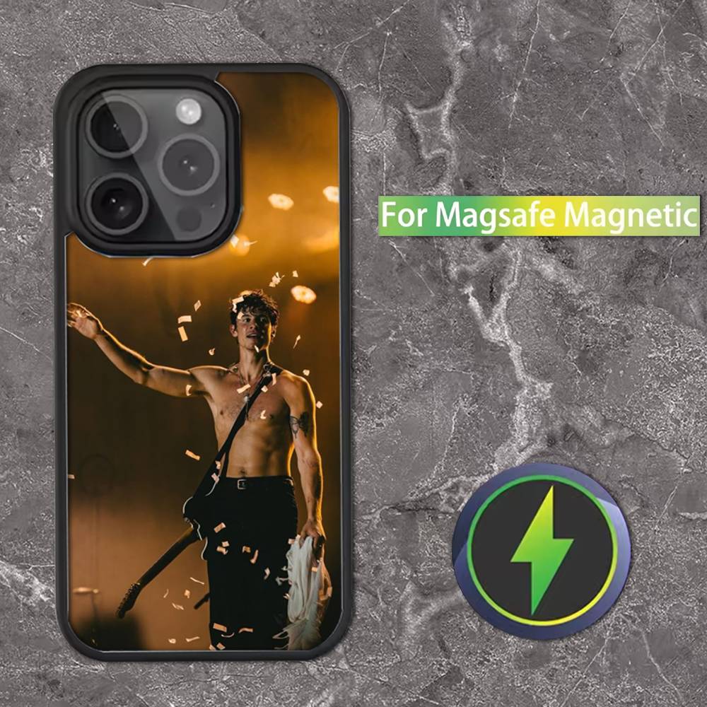 Singer Shawn Mendes Phone Case For iPhone 17,16,15,14,13,12,11,Pro,Max,Plus,Mini,SE Magsafe Magnetic Wireless Charging