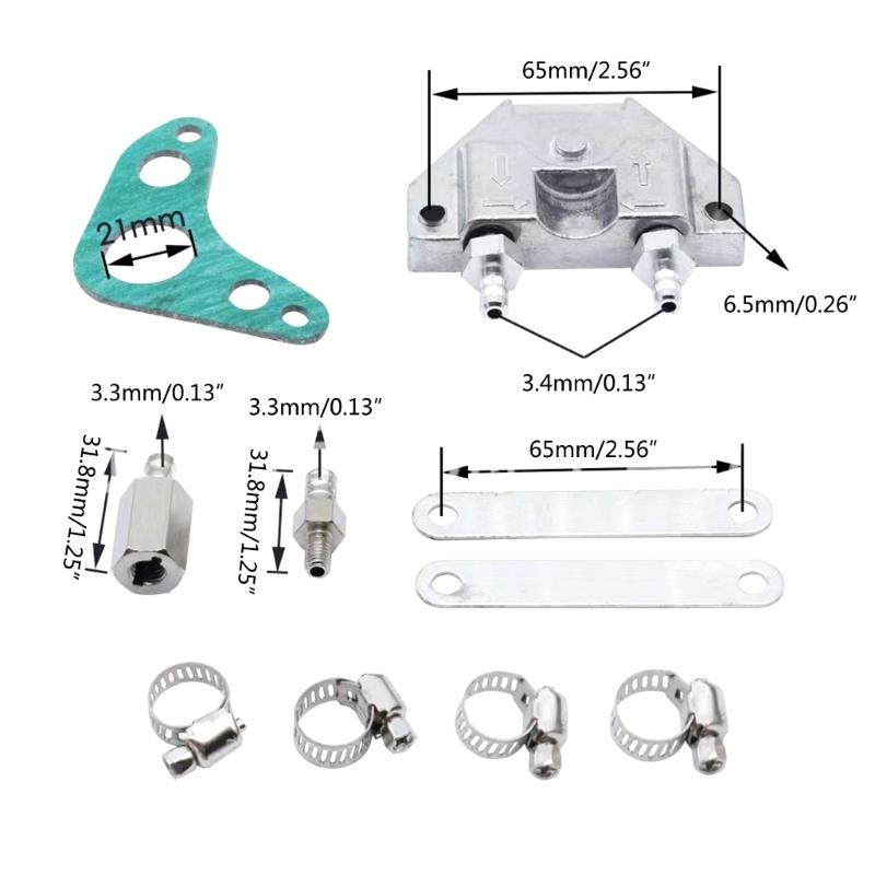 Oil Cooler Cooling Radiator Compatible for 50CC 70CC 90CC 110CC Horizontal Engine Dirt Bike Motorcycles Heat Dissipation