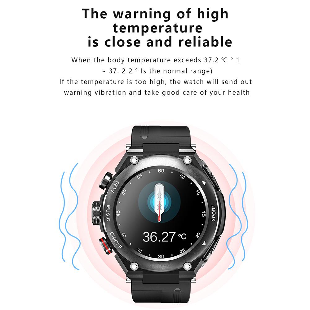 Rainbuvvy T92 Earbud Smartwatch 1.28inch IPS Full Touch 128MB RAM 470mAh BT5.0 TWS IP67 Водонепроницаемый Запись Локальная Музыка Беспроводной Смарт Браслет
