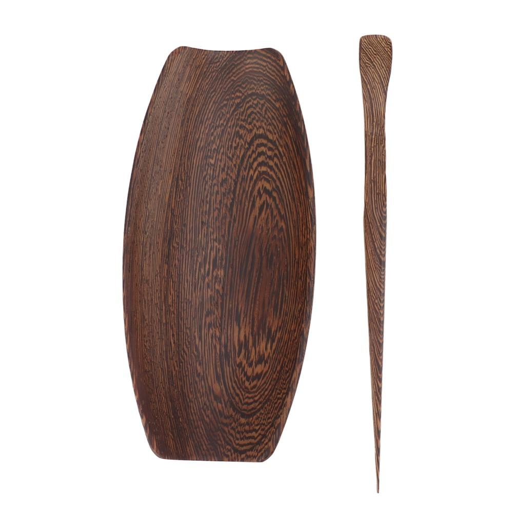 2pcs set Loose Leaf Teaware Tool Kit Wooden Material Tea Making Tool Kit Tea Scoop Set Tea Making