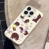 Чехол для телефона iPhone 16 15 14 13 12 11 Pro Max iPhone 11 13 16 15 14 12 Очаровательный милый чехол с изображением щенка, противоударный силикон