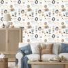 Scandinavian style nature trees wallpaper for living room and bedroom 50x1000