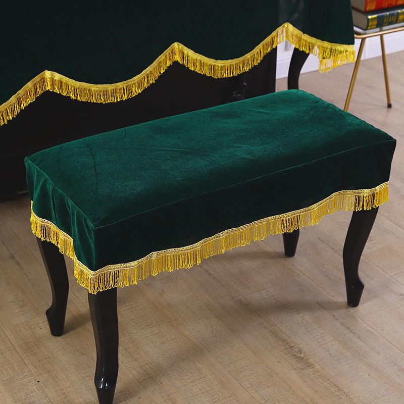 Nordic Light Luxury Gold Velvet 88 Key Piano Cover Upright Electric Piano Half Covers Dust Cover Cloths Instrument Cover Cloth Home Decoration