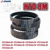 HTD 8M Rubber Timing Belt Perimeter 888 896 904 912 920 928 936 944 952mm HTD8M Machine Drive Transmission Width 10~50mm CNC 8M