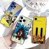 Чехол для телефона Аниме L-Люпен Третий Для iPhone 17,16,15,14,13,12,11 Plus,Pro Max,XS,Мягкий Силиконовый Черный Чехол