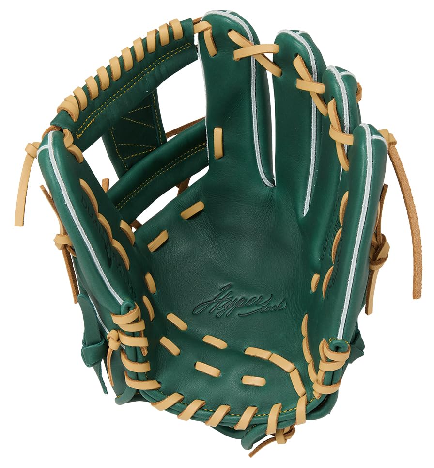 Rawlings HYPER TECH R2G Baseball Dark Throw Glove, Soft, Infielder's, Green, 11.25 inches, Right-Handed