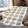 Bananas in Pyjamas Pattern Blanket for Home Decoration, Bed, Sofa, Car Travel, Camping, Suitable for All Seasons, Birthday Christmas Gift