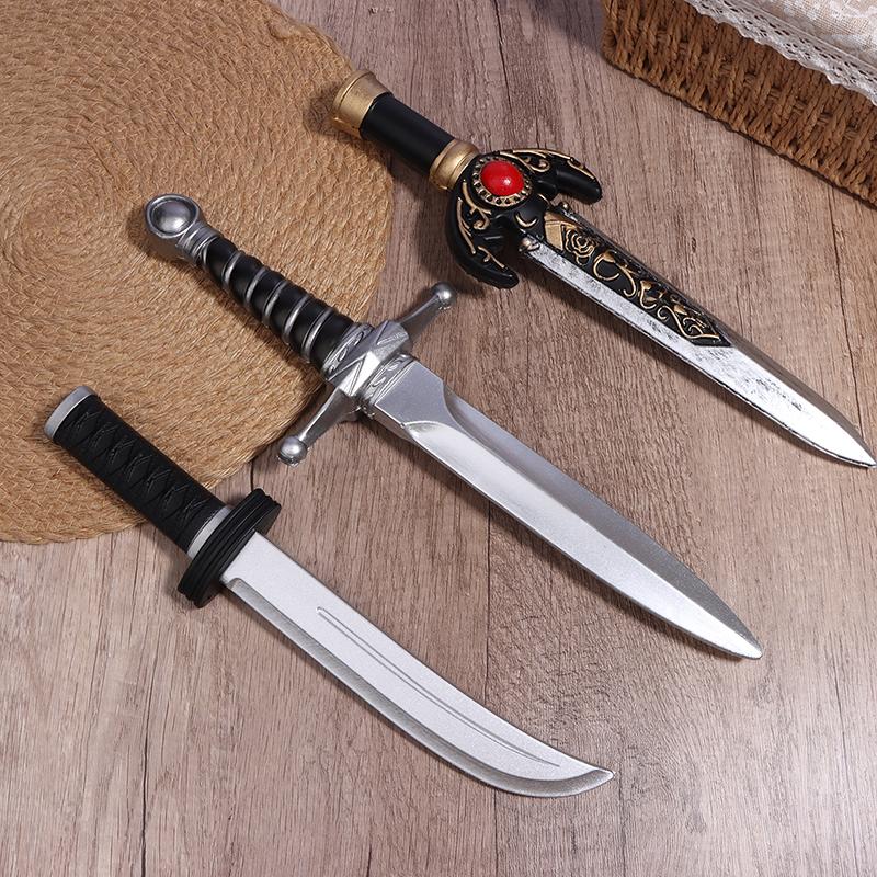 Моделирование Pu Кинжал Детский Меч Оружие Фильм Косплей Меч Реквизит Ролевая Игра Подарок Безопасное Оружие Модель Игрушка Детские Подарки