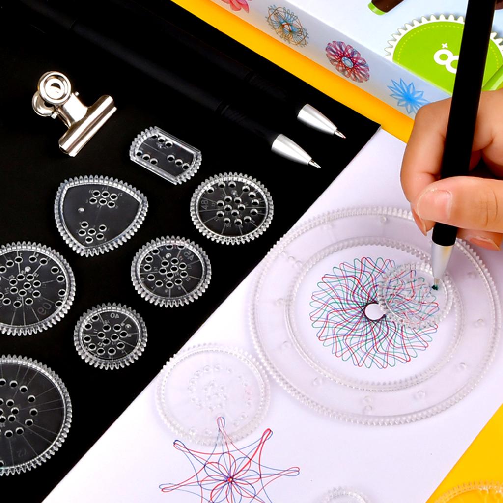 Набор для рисования спирографа из 22 предметов Creative Deluxe Набор для рисования