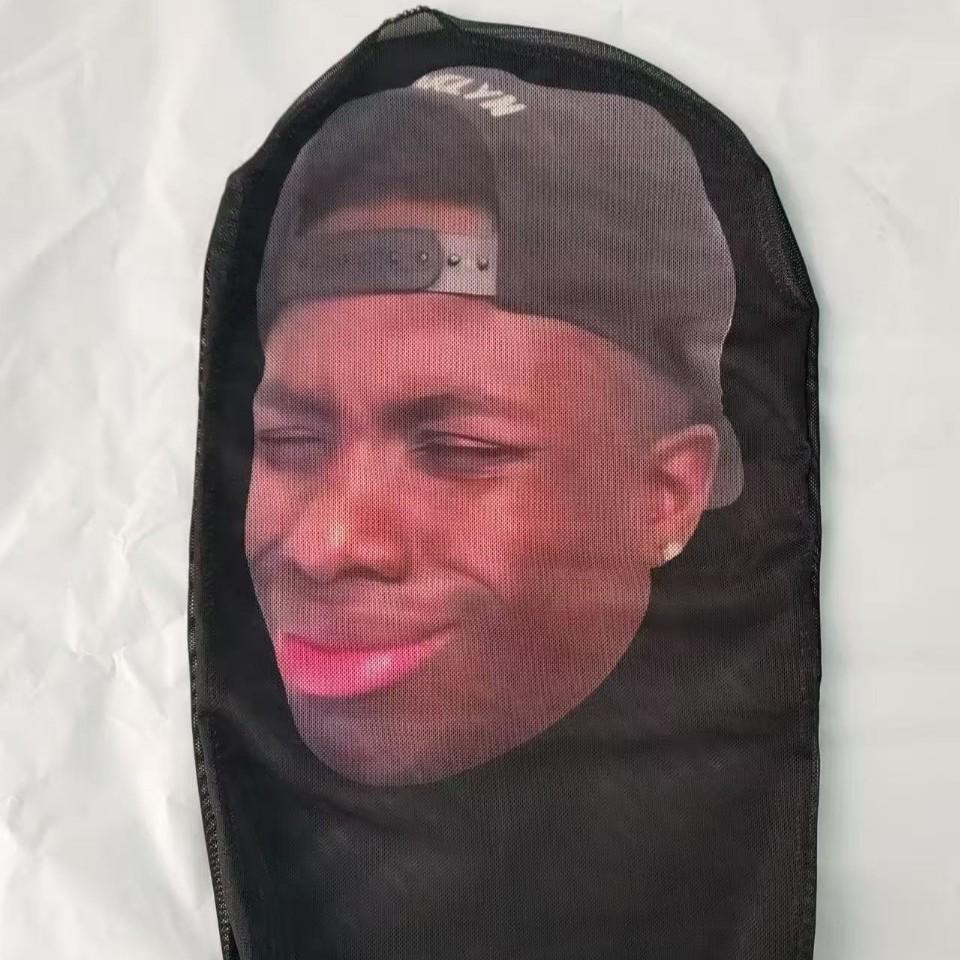 Смешная маска клоуна с большой головой: Дизайн Дракона для розыгрыша интернет-знаменитости