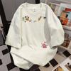 Футболка с короткими рукавами American Retro High Street, мужская футболка высокого качества Ruan Shuai Oumei, модная брендовая пара