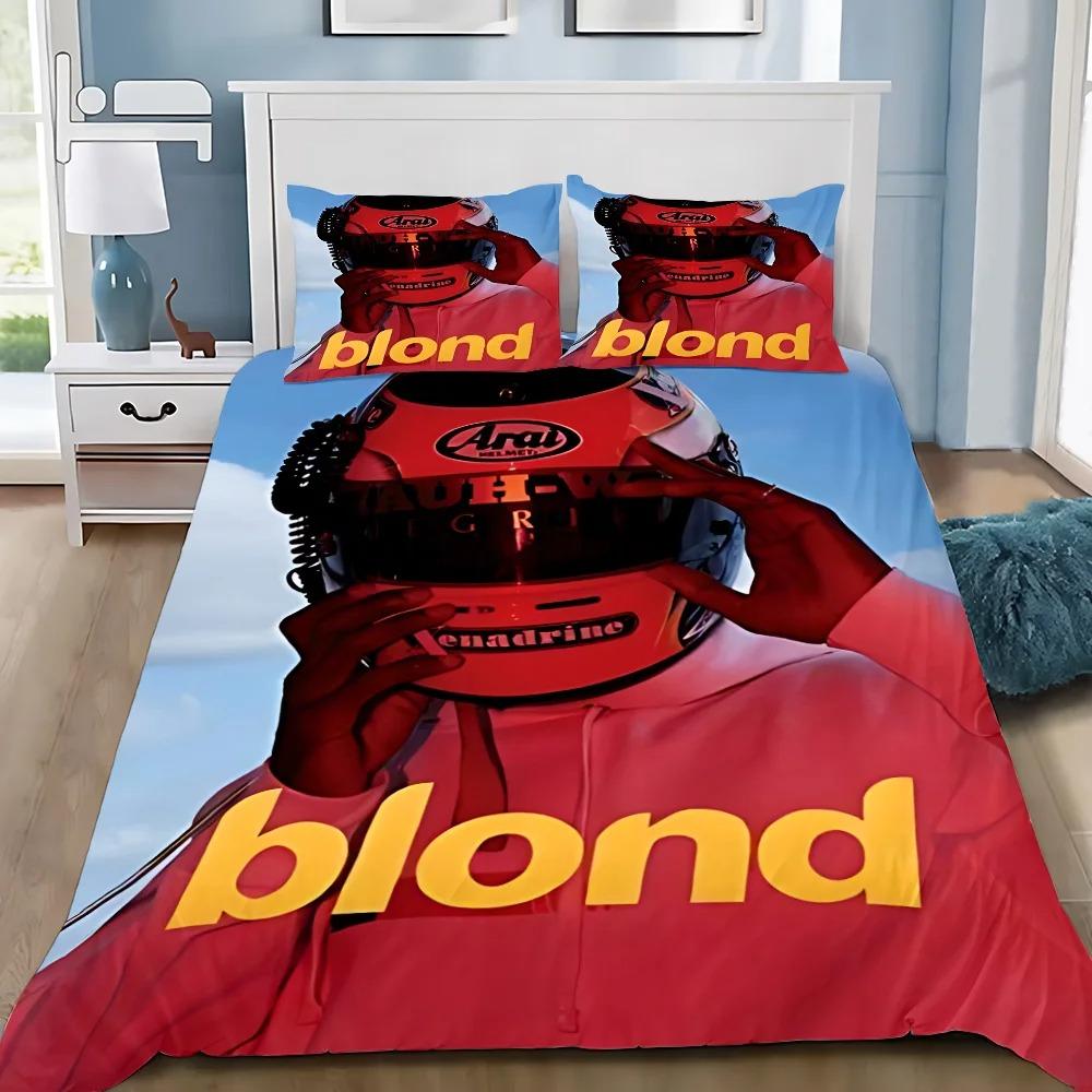 Пододеяльник Наволочка Комплект постельного белья Franks Blonds Oceans Взрослый Мальчик Девочка Украшение спальни Дети Подарок Односпальный Двуспальный Большой размер