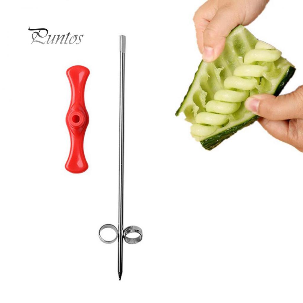 Ручной спиральный шнековый слайсер для картофеля, моркови, огурцов, овощной нож