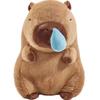 Cute Fluffty Soft Stuffed Plushy Doll Snotty Capybara Plush Simulation Animals With Stretchable Nasal Mucus Capibara Kid Gift