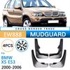 Mudflap for BMW X5 E53 2000~2006 2002 2003 Front Rear Wheel Fender Mud Guard Flap Mudguard Splash Flaps Mudguards Accessories