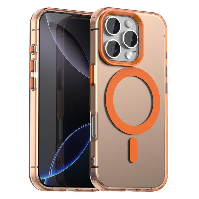 Чехол для iPhone 16 Pro Max Чехол iPhone 16 Pro Max Магнитная адсорбция Беспроводная зарядка Полная задняя крышка для чехла iPhone 16 Pro Max