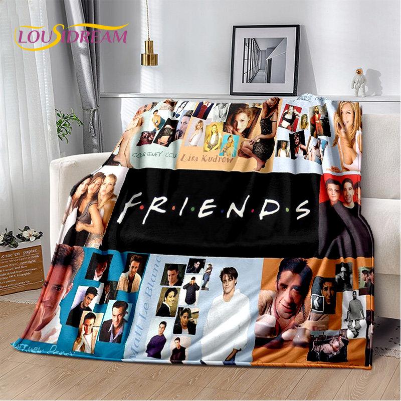Мягкое плюшевое одеяло с 3D принтом HD Friends TV Show, фланелевое одеяло для гостиной, спальни, кровати, дивана, чехол для пикника