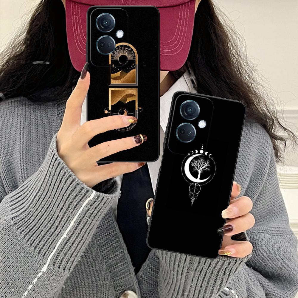 Чехол для мобильного телефона Солнце Луна для OPPO Find X9 X8 X7 X6 X5 X3 X2 Plus s Pro Ultra Lite Красочная Печать Чехол Роскошный Красивый