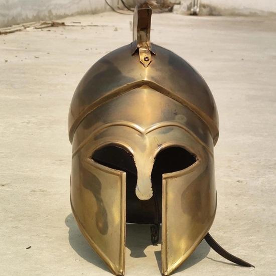Medieval Spartan Helmet 300 Greek Spartan Headset Warrior Cosplay Armor Prop Worn