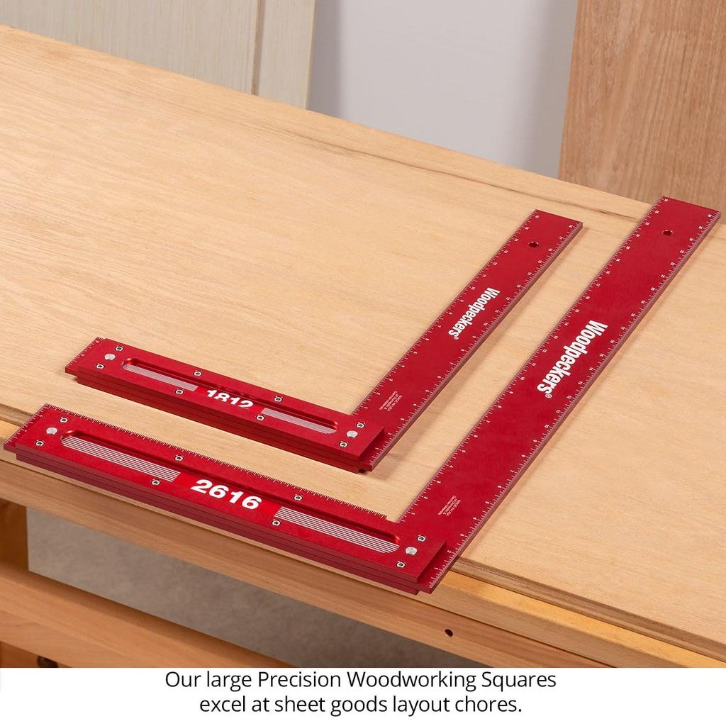 Precision woodworking square 450mm with case