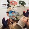 Cosplay Props Dinosaur Headgear Open Mouth Dragon Headwear Halloween Dinosaur Mask  for Party
