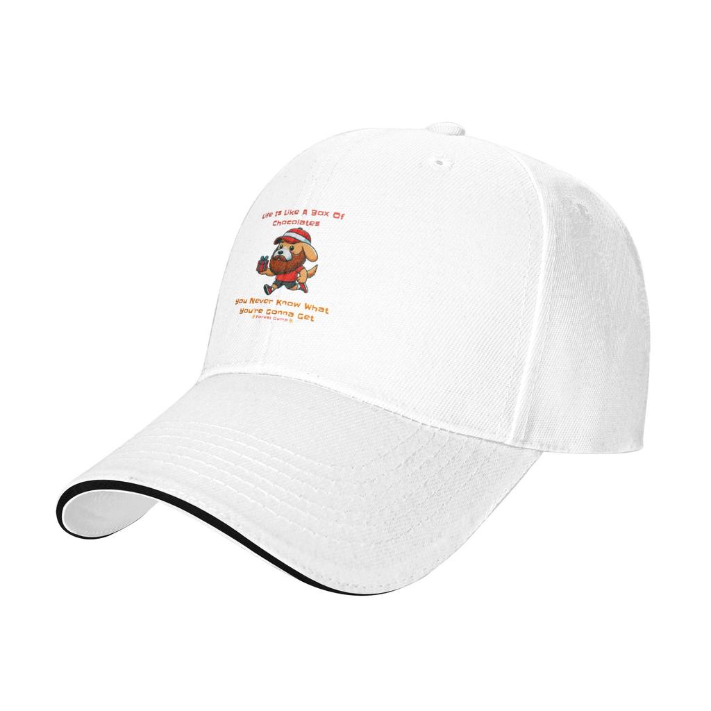 Fashion ForestGump Dog  Curved Brim Baseball Cap Commuting Versatile Luxury Hat