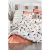 Double Sheet Elastic Duvet Cover Set Feather 6 Pieces