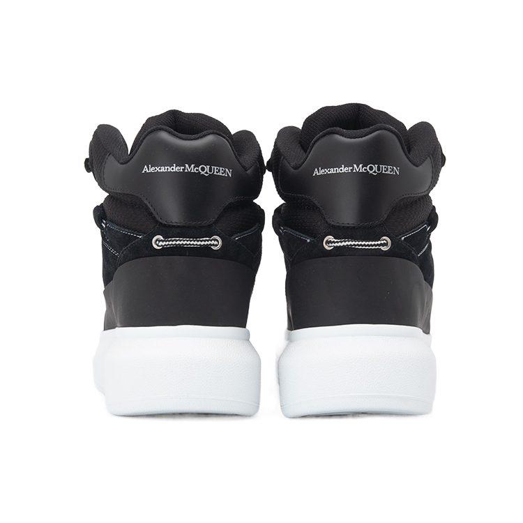 Alexander Mcqueen Высокие кеды для скейтбординга Черно-белые 682498WIBN71070