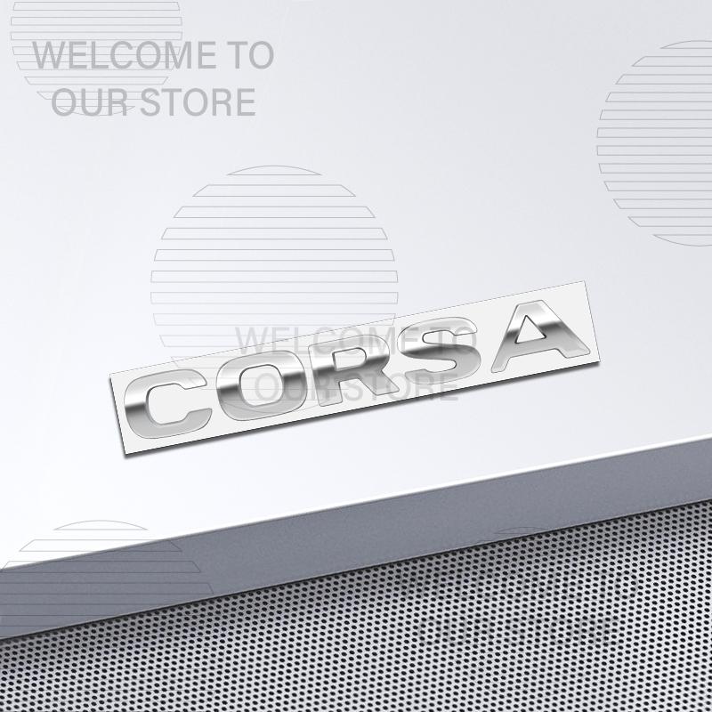 Car Decor Metal For Corsa Opel OPC Zafira Mokka Insignia Calibra Letter Emblem 3D Sticker Accessories Tail Rear Trunk Decals