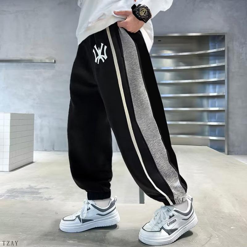 2024 Boys' Trendy Autumn Sweatpants: Stylish Sportswear for Young and Teen Boys